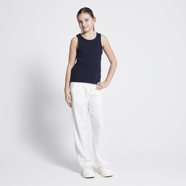 Ribbed tank top "Amalia" Navy